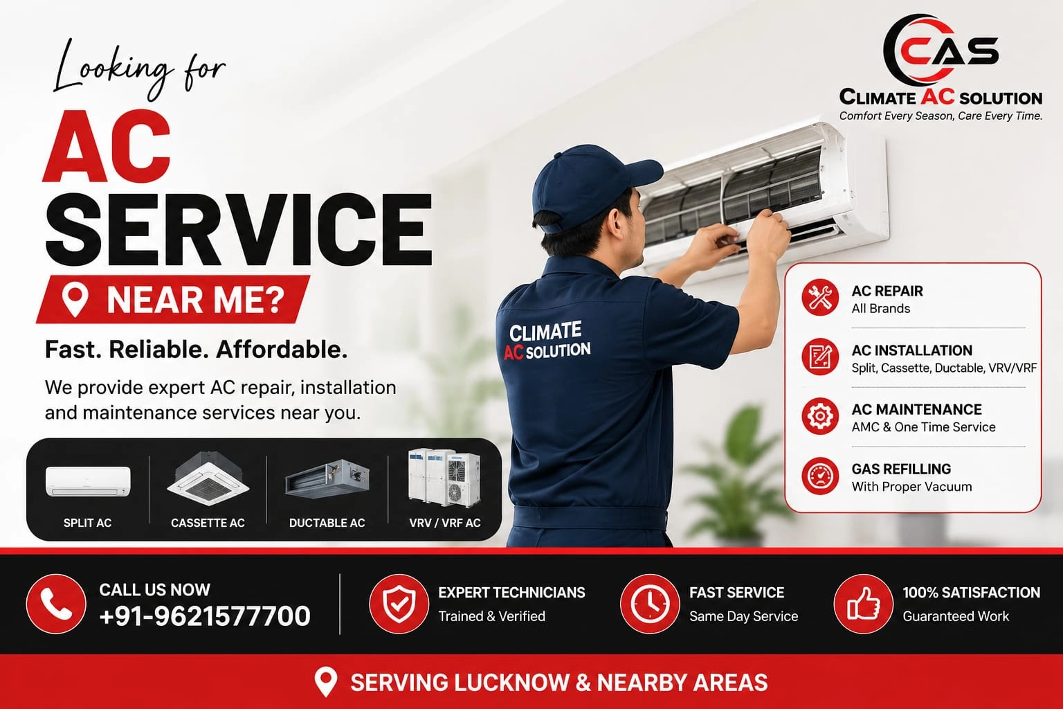 AC Service Near Me in Lucknow | Climate AC Solution